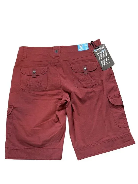 NWT Kuhl Splash 11” Inseam Cargo Shorts Rust Women’s 10/12 UPF50 MSRP$70 - Picture 3 of 12